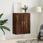 Brown oak engineered wood wall cabinet 69.5x34x90 cm by vidaXL, Sideboards - Ref: Foro24-835017, Price: 72,99 €, Discount: %