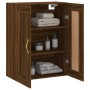 Brown oak engineered wood wall cabinet 69.5x34x90 cm by vidaXL, Sideboards - Ref: Foro24-835017, Price: 72,99 €, Discount: %