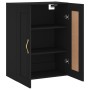 Armario de pared madera de ingeniería negro 69,5x34x90 cm de vidaXL, Aparadores - Ref: Foro24-835011, Precio: 73,69 €, Descue...