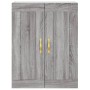 Armario de pared madera ingeniería gris Sonoma 69,5x34x90 cm de vidaXL, Aparadores - Ref: Foro24-835016, Precio: 72,45 €, Des...