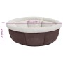 Braunes Hundebett 59x59x24 cm von vidaXL, Betten für Hunde - Ref: Foro24-171181, Preis: 34,50 €, Rabatt: %