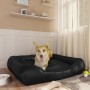 Black synthetic leather dog bed 80x68x23 cm by vidaXL, Beds for dogs - Ref: Foro24-171247, Price: 43,09 €, Discount: %