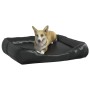 Black synthetic leather dog bed 80x68x23 cm by vidaXL, Beds for dogs - Ref: Foro24-171247, Price: 42,99 €, Discount: %