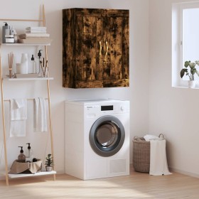 Smoked oak engineered wood wall cabinet 69.5x34x90 cm by vidaXL, Sideboards - Ref: Foro24-835015, Price: 72,71 €, Discount: %