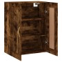 Armario de pared madera ingeniería roble ahumado 69,5x34x90 cm de vidaXL, Aparadores - Ref: Foro24-835015, Precio: 72,61 €, D...