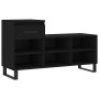 Mueble zapatero madera contrachapada negro 102x36x60 cm de vidaXL, Zapateros y organizadores de calzado - Ref: Foro24-831373,...