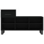 Mueble zapatero madera contrachapada negro 102x36x60 cm de vidaXL, Zapateros y organizadores de calzado - Ref: Foro24-831373,...