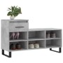 Shoe cabinet made of gray concrete plywood wood 102x36x60 cm by vidaXL, Shoe racks and shoe organizers - Ref: Foro24-831376, ...