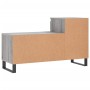 Mueble zapatero madera contrachapada gris Sonoma 102x36x60 cm de vidaXL, Zapateros y organizadores de calzado - Ref: Foro24-8...