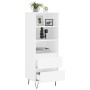 Tall white plywood sideboard 40x36x110 cm by vidaXL, Sideboards - Ref: Foro24-831508, Price: 65,99 €, Discount: %