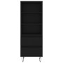 Aparador alto madera contrachapada negro 40x36x110 cm de vidaXL, Aparadores - Ref: Foro24-831509, Precio: 65,99 €, Descuento: %