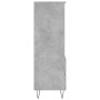 Aparador alto madera contrachapada gris hormigón 40x36x110 cm de vidaXL, Aparadores - Ref: Foro24-831512, Precio: 63,97 €, De...