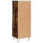 Tall smoked oak plywood sideboard 40x36x110 cm by vidaXL, Sideboards - Ref: Foro24-831513, Price: 62,67 €, Discount: %