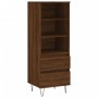 Aparador alto madera contrachapada roble marrón 40x36x110 cm de vidaXL, Aparadores - Ref: Foro24-831515, Precio: 64,55 €, Des...