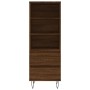 Aparador alto madera contrachapada roble marrón 40x36x110 cm de vidaXL, Aparadores - Ref: Foro24-831515, Precio: 64,55 €, Des...