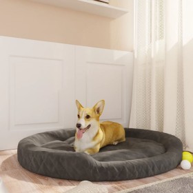 Dunkelgraues Hundebett aus Plüsch, 110 x 90 x 23 cm von vidaXL, Betten für Hunde - Ref: Foro24-171387, Preis: 52,99 €, Rabatt: %