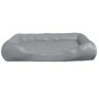 Cama para perros de cuero sintético gris claro 120x100x27 cm de vidaXL, Camas para perros - Ref: Foro24-171240, Precio: 62,18...