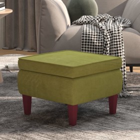 Hocker mit hellgrünen Samtholzbeinen von vidaXL, Klapphocker und Stühle - Ref: Foro24-329460, Preis: 69,88 €, Rabatt: %