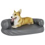 Cama para perros de espuma cuero sintético gris 88x65 cm de vidaXL, Camas para perros - Ref: Foro24-171318, Precio: 63,51 €, ...