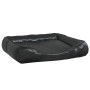 Black synthetic leather dog bed 120x100x27 cm by vidaXL, Beds for dogs - Ref: Foro24-171249, Price: 68,26 €, Discount: %