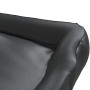 Black synthetic leather dog bed 120x100x27 cm by vidaXL, Beds for dogs - Ref: Foro24-171249, Price: 68,26 €, Discount: %