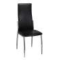 Sillas de comedor 4 unidades cuero sintético negro de vidaXL, Sillas de comedor - Ref: Foro24-60570, Precio: 201,62 €, Descue...