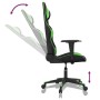 Black and green synthetic leather gaming chair by vidaXL, Gaming chairs - Ref: Foro24-3143756, Price: 129,45 €, Discount: %