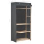 Grauer 3-stöckiger Kleiderschrank aus Stoff, 79 x 40 x 170 cm von vidaXL, Kleiderschränke - Ref: Foro24-248187, Preis: 93,69 ...