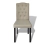 Dining chairs 4 units in camel fabric by vidaXL, dining chairs - Ref: Foro24-240558, Price: 231,99 €, Discount: %