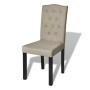 Dining chairs 4 units in camel fabric by vidaXL, dining chairs - Ref: Foro24-240558, Price: 231,99 €, Discount: %