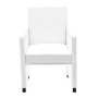 Sillas de comedor 2 unidades cuero sintético blanco de vidaXL, Sillas de comedor - Ref: Foro24-60347, Precio: 251,08 €, Descu...