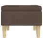 Hocker mit Holzbeinen, gepolstert mit taupegrauem Stoff von vidaXL, Klapphocker und Stühle - Ref: Foro24-329433, Preis: 52,99...