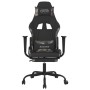 Gaming-Stuhl mit Fußstütze, schwarzer Tarnstoff von vidaXL, Gaming-Stühle - Ref: Foro24-3143732, Preis: 139,72 €, Rabatt: %