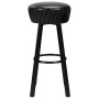 Kitchen stools 2 units black synthetic leather by vidaXL, Kitchen stools - Ref: Foro24-246730, Price: 136,99 €, Discount: %