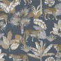 DUTCH WALLCOVERINGS Schwarze und beige Leopardentapete von DUTCH WALLCOVERINGS, Bemaltes Papier - Ref: Foro24-437380, Preis: ...