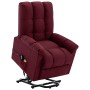 Sillón de masaje elevable tela rojo tinto de vidaXL, Sillones de masaje eléctricos - Ref: Foro24-321393, Precio: 393,66 €, De...