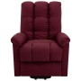 Sillón de masaje elevable tela rojo tinto de vidaXL, Sillones de masaje eléctricos - Ref: Foro24-321393, Precio: 393,66 €, De...