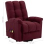 Sillón de masaje elevable tela rojo tinto de vidaXL, Sillones de masaje eléctricos - Ref: Foro24-321393, Precio: 393,66 €, De...