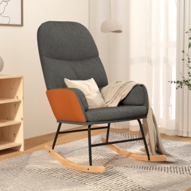 Silla mecedora de tela gris oscuro de vidaXL, Mecedoras - Ref: Foro24-341043, Precio: 127,76 €, Descuento: %