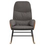 Silla mecedora de tela gris oscuro de vidaXL, Mecedoras - Ref: Foro24-341043, Precio: 127,61 €, Descuento: %