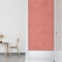 Wall panels 12 pcs pink velvet 30x30 cm 1.08 m² by vidaXL, Wall covering - Ref: Foro24-343810, Price: 42,14 €, Discount: %