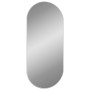 Silver oval wall mirror 100x45 cm by vidaXL, Mirrors - Ref: Foro24-348194, Price: 58,19 €, Discount: %