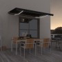 Toldo manual retráctil con LED gris antracita 450x350 cm de vidaXL, Toldos - Ref: Foro24-3069204, Precio: 483,17 €, Descuento: %