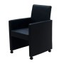 Dining chairs 2 units black synthetic leather by vidaXL, dining chairs - Ref: Foro24-60346, Price: 304,24 €, Discount: %