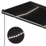 Toldo manual retráctil con LED gris antracita 4,5x3,5 m de vidaXL, Toldos - Ref: Foro24-3070244, Precio: 674,43 €, Descuento: %