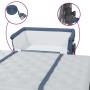 Crib with mattress in navy blue linen fabric by vidaXL, Cribs and beds for children - Ref: Foro24-10292, Price: 116,05 €, Dis...