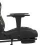 Gaming-Stuhl mit Fußstütze, schwarzer Tarnstoff von vidaXL, Gaming-Stühle - Ref: Foro24-3143732, Preis: 139,72 €, Rabatt: %