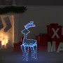 Reno de Navidad con malla 306 LED 60x24x89 cm de vidaXL, Luces de Navidad - Ref: Foro24-329825, Precio: 61,83 €, Descuento: %