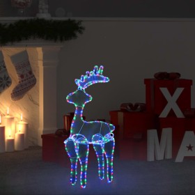 Reno de Navidad con malla 306 LED 60x24x89 cm de vidaXL, Luces de Navidad - Ref: Foro24-329825, Precio: 62,99 €, Descuento: %