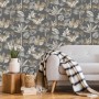 DUTCH WALLCOVERINGS Tapete mit Leopardenmuster in Grau und Beige von DUTCH WALLCOVERINGS, Bemaltes Papier - Ref: Foro24-43743...